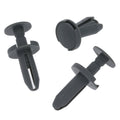 Push Fit Plastic Clip, Dark Grey