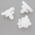 Side Skirt & Sill Moulding Clip, White