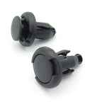 Push Fit Plastic Rivet, 10mm Hole, 20mm Collar, Black, Type A - image 3