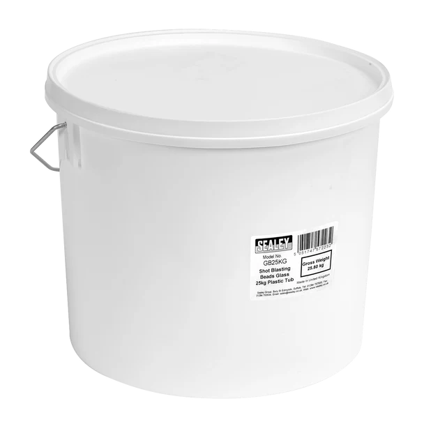 Shot Blasting Glass Beads Tub 25kg