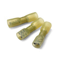 6.3 x 0.8mm Yellow Heatshrink Fully Insulated Female Push-On Terminal - Pack of 100