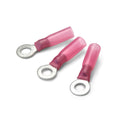 6mm Red Heatshrink Ring Terminal - Pack of 100