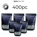 400pc Nyloc Nut Set - [Free Repair Washers - 400pc]