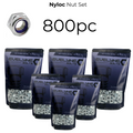 800pc Nyloc Nut Set - [Free Repair Washers - 800pc]