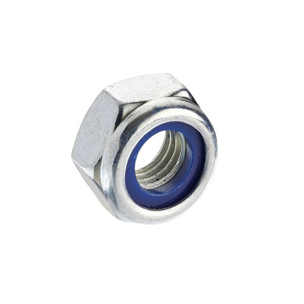 Class 6 Nylon Insert Nuts T Type DIN 985 BZP - M3 x 0.50