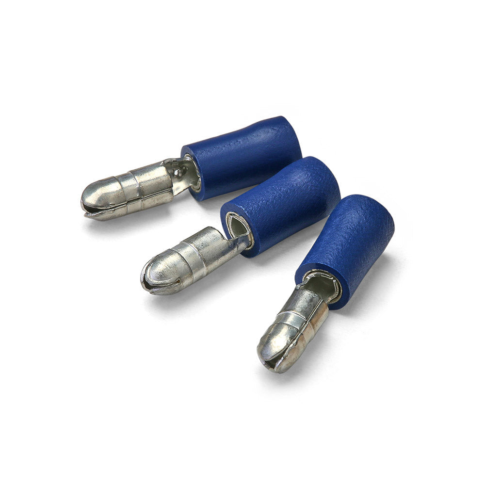 Blue 4.0mm Male Bullet Pre-Ins.Terminal