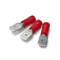 Red 6.3mm Male Push-on Terminal - 100pk