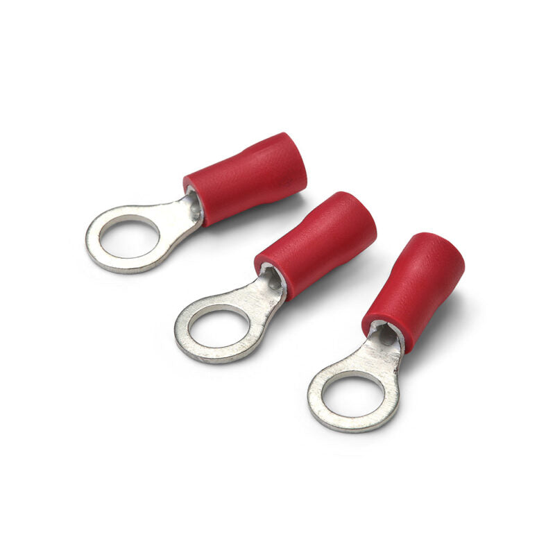 6mm Red Ring Terminal - Pack of 100