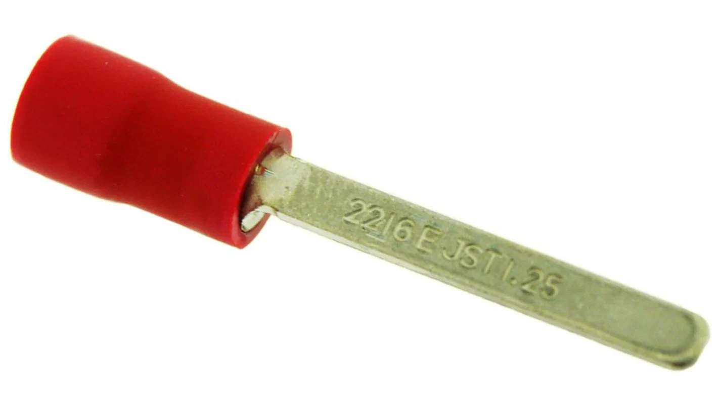 Red 2.3mm Male Blade Terminal - 100pk