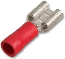 Red 4.8mm Female Push-on Terminal - 100pk