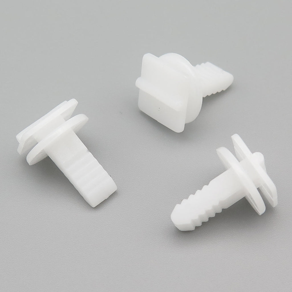 Interior Moulding & Pillar Trim Clips, White