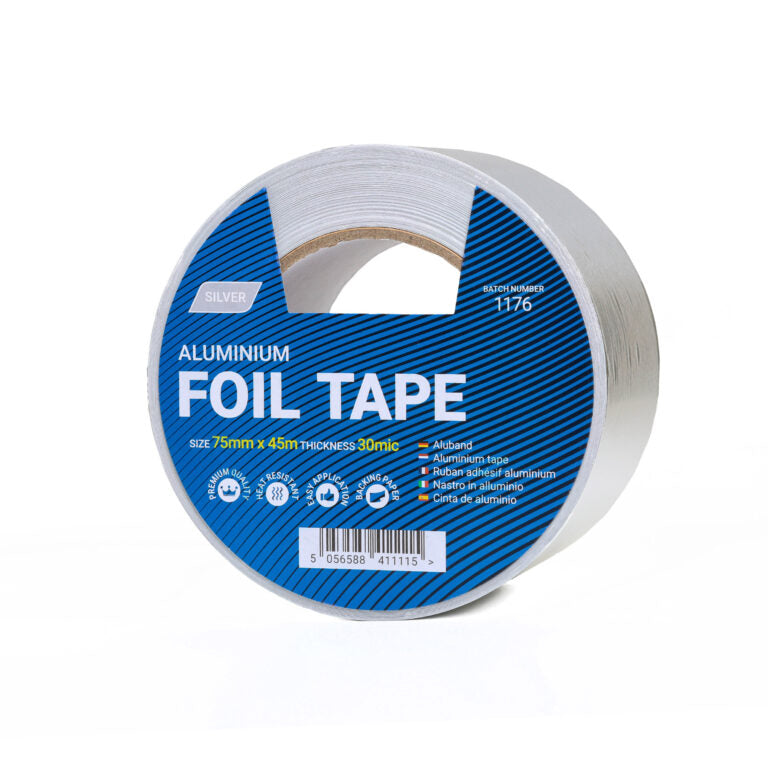 75mm x 45m Aluminium Foil Tape - 1 Roll