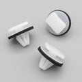 Moulding Clip, White with Washer