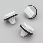 Moulding Clip, White with Washer