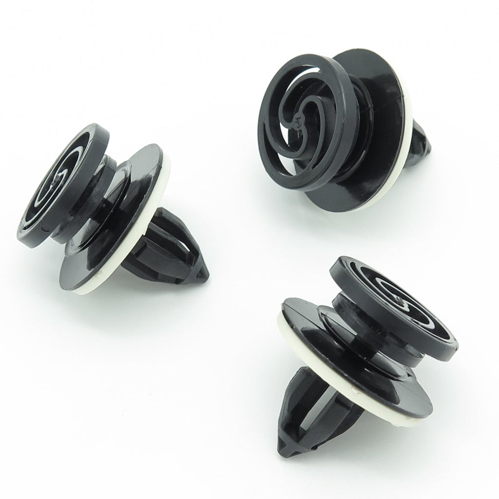 Interior Door Card Clip, Integrated Rubber Seal, Black