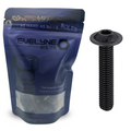 Black - Flanged Button Head - Socket Screw - M6x30 - Evelyne Bolts®