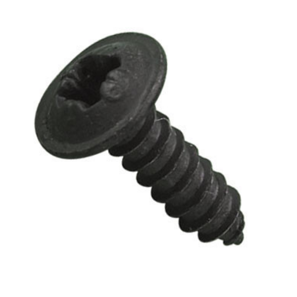 Black Self Tapper Flanged No8x3/4in. (4.2mm x 19mm) - Evelyne Bolts®