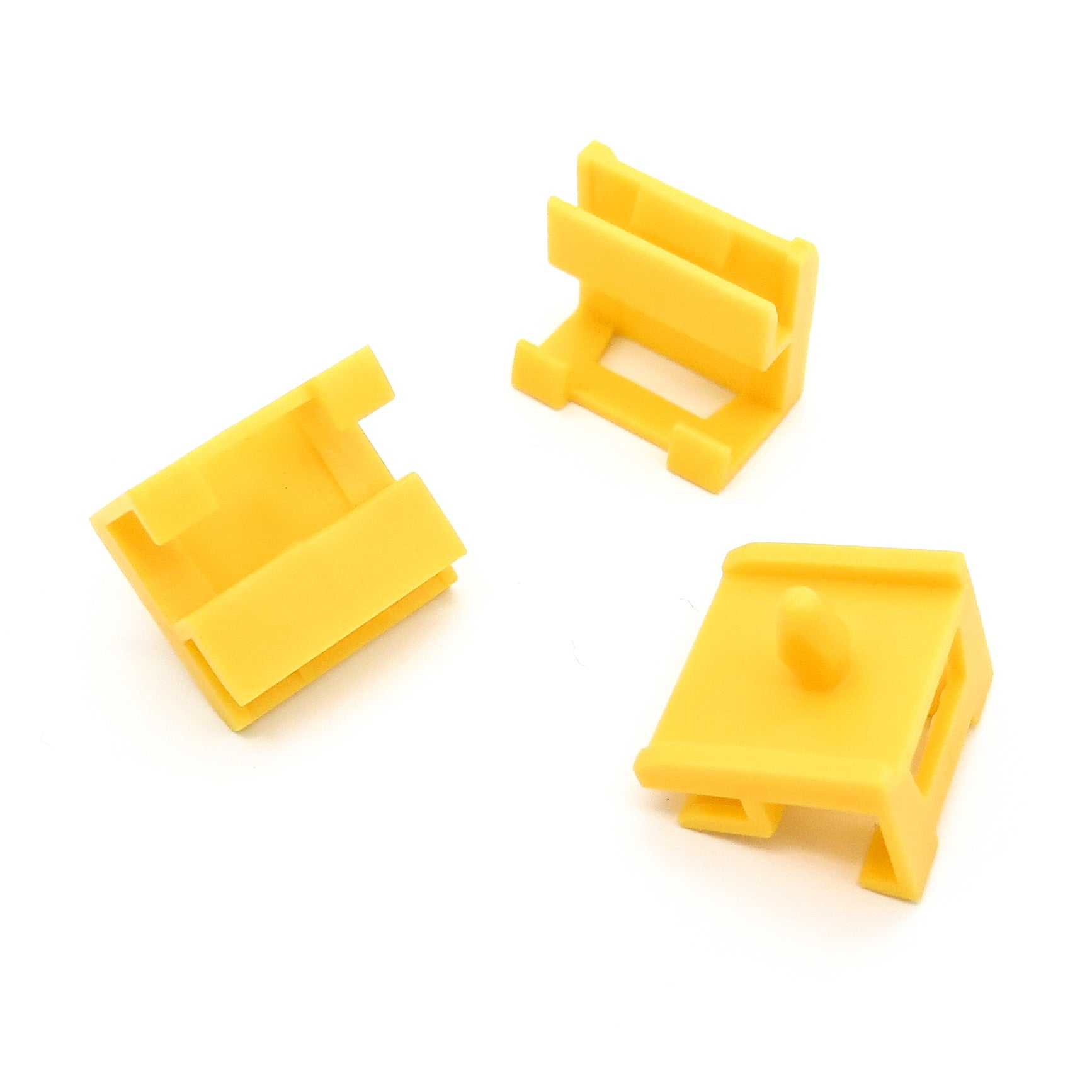 Plastic Fastener, Trim & Moulding Clip, Locator Clip, Yellow