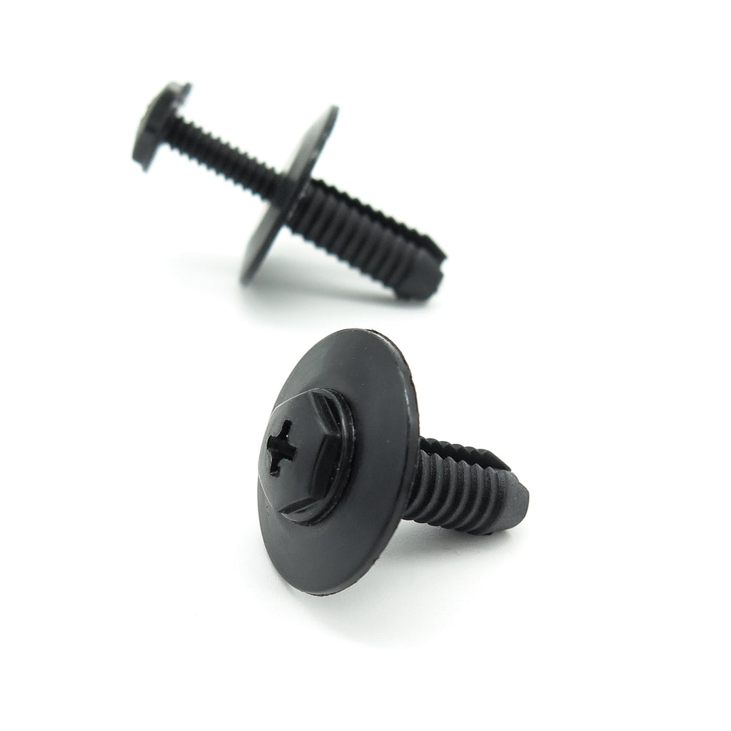 Plastic Fastener, Screw Fit Rivet, 6mm Hole - image 3