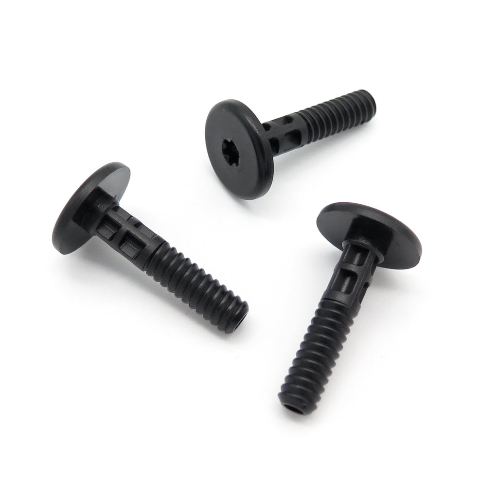Plastic Fastener, Threaded Bolt for Trim Panels, Total Length 36mm