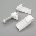 Body Moulding Trim Clip, White