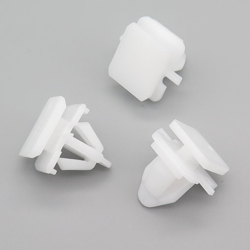 Body Moulding Trim Clip, White