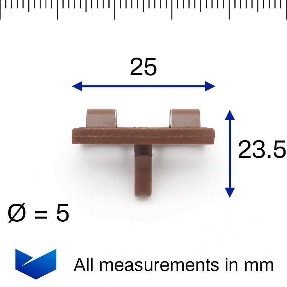 Door Seal Clip, Brown - image 2