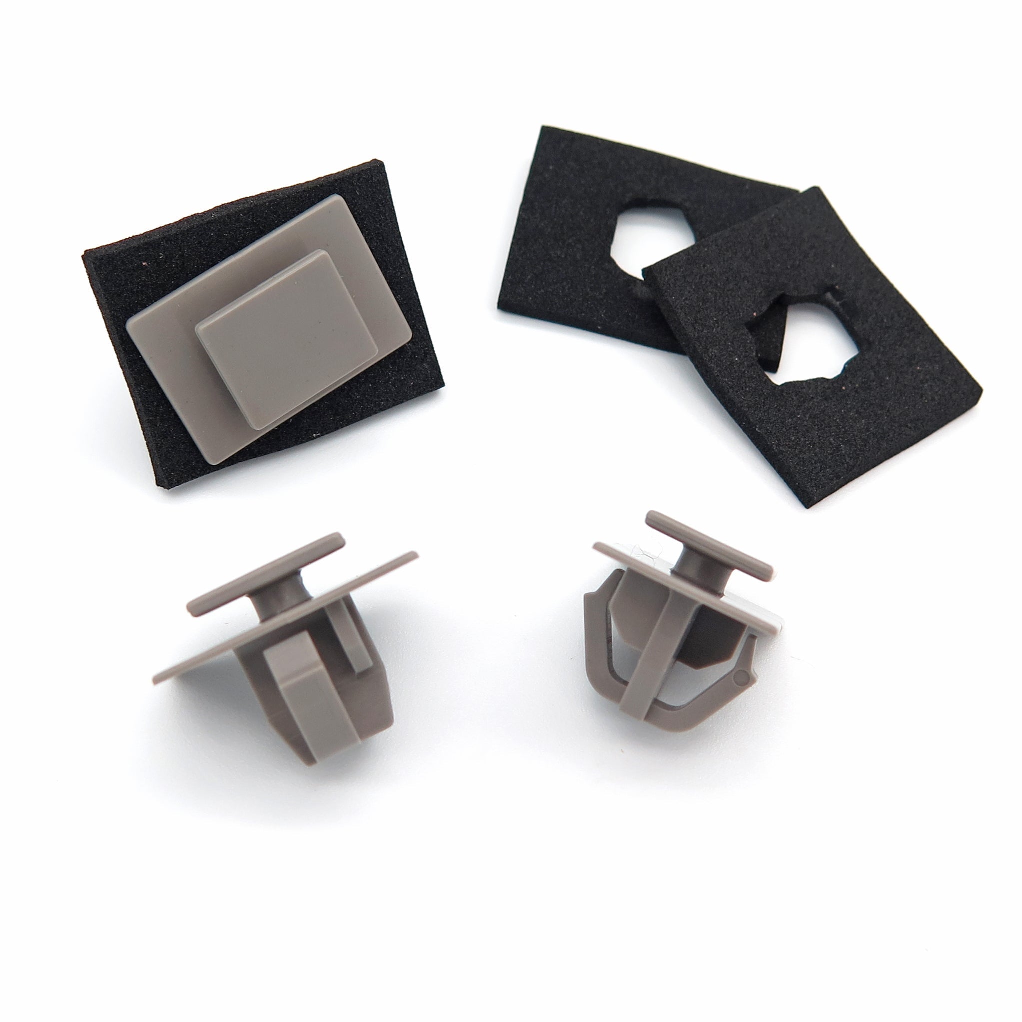 Trim Moulding Clip with Washer, Grey - image 3