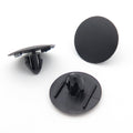 Button Clip, Black, 30mm Head, 8mm Hole