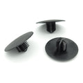 Fir Tree Button Clip, 8mm Hole, 26mm Head, Black