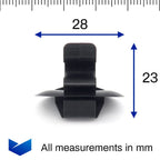 Bonnet Stay Rod Holder, 7mm Rod - image 2