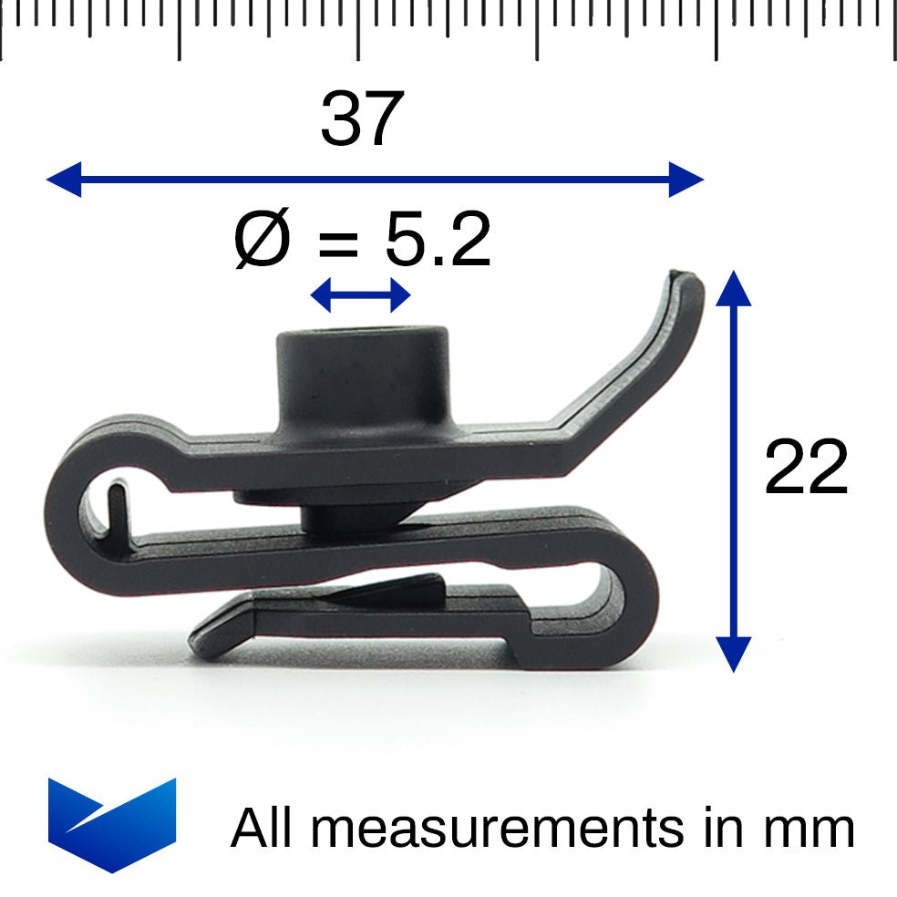 Plastic Spire Clip / Speednut - image 2