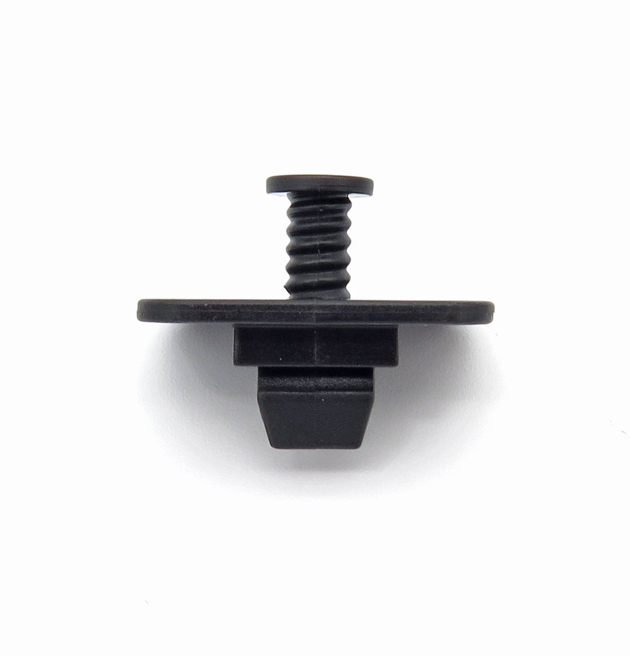 Screw Fit Bumper Clip, Rectangular Collar, Black - image 3