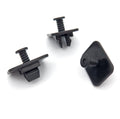 Screw Fit Bumper Clip, Rectangular Collar, Black