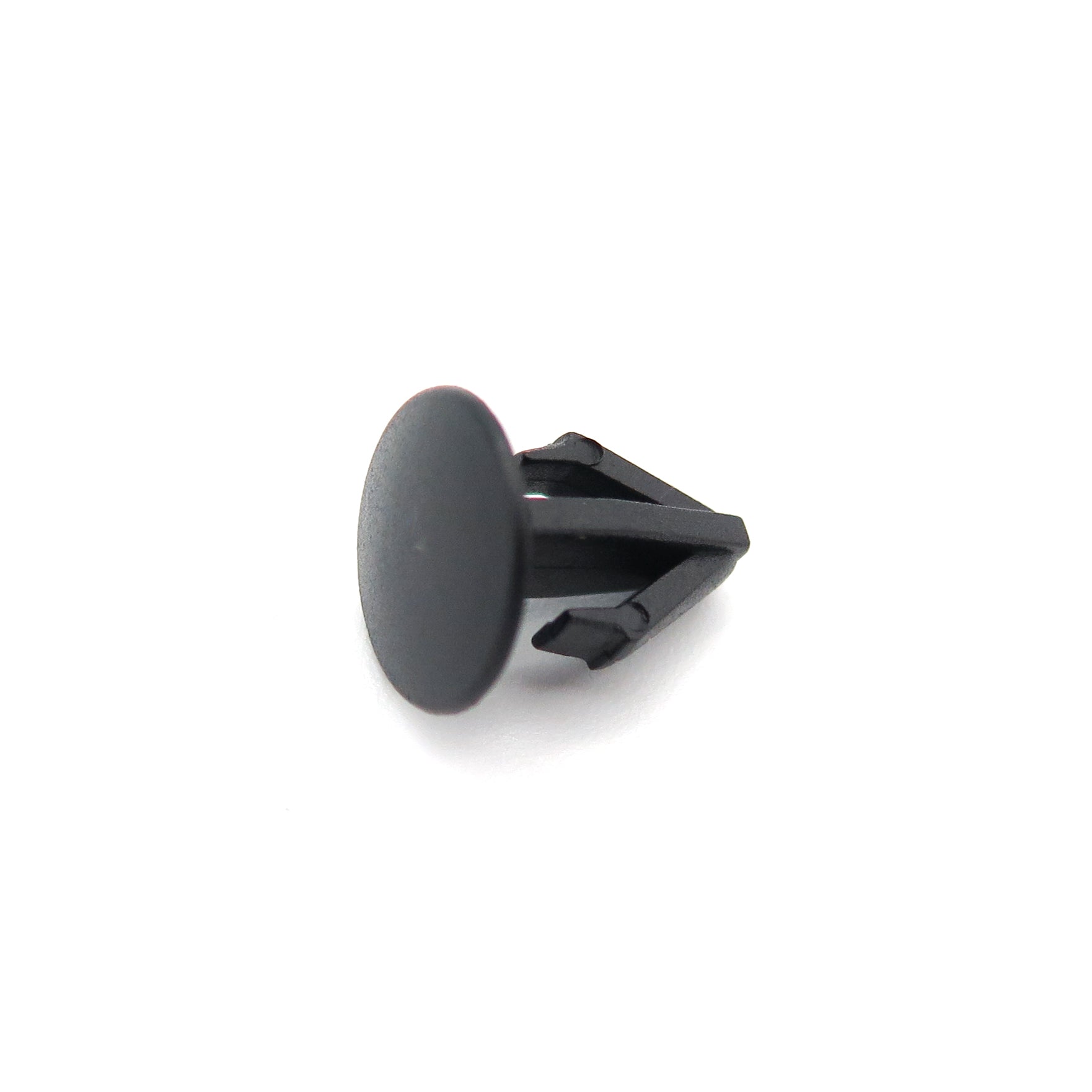 6mm Button Clip, 10mm Head, Black - image 3