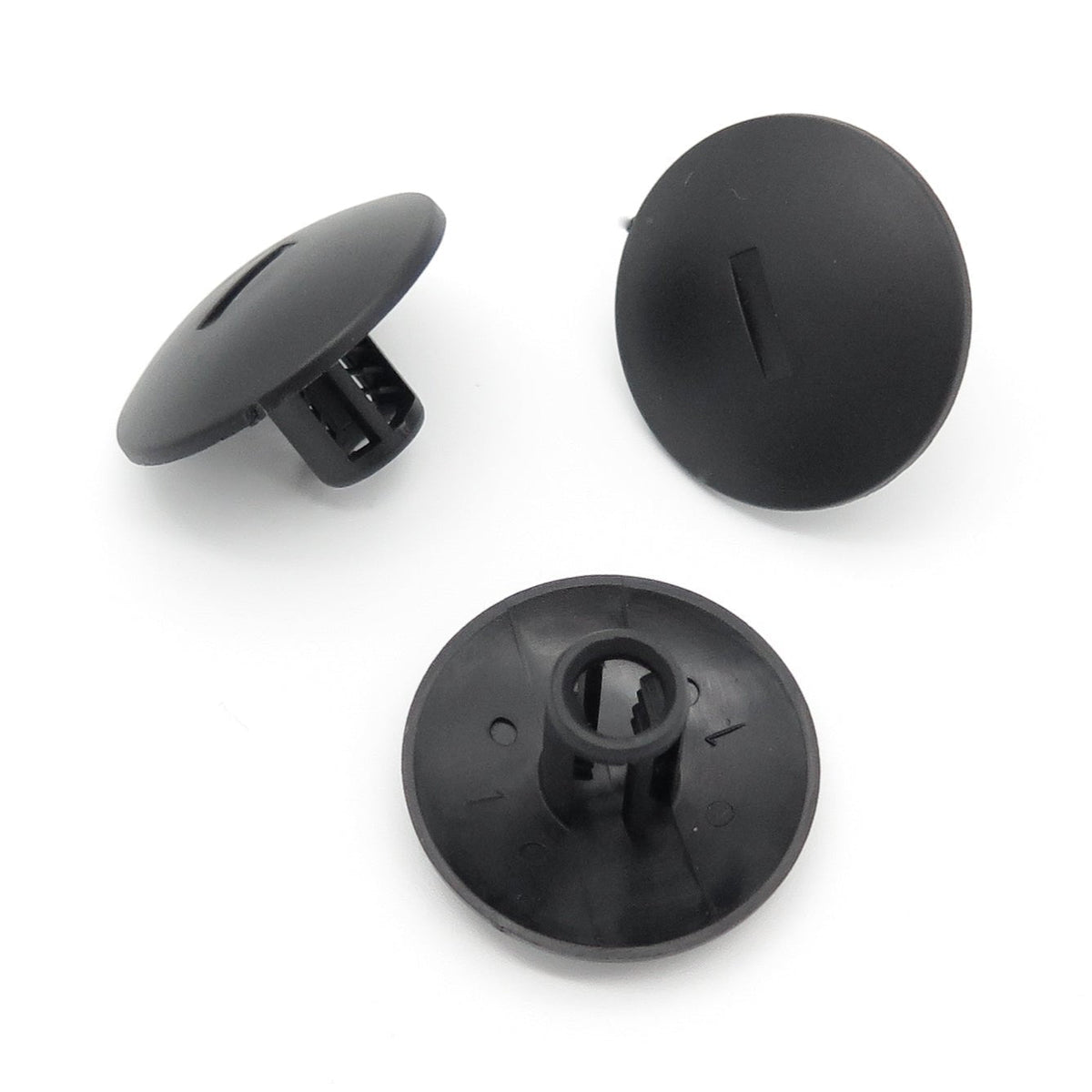 Wheel Arch Lining Clips, Stud Fastening, Black