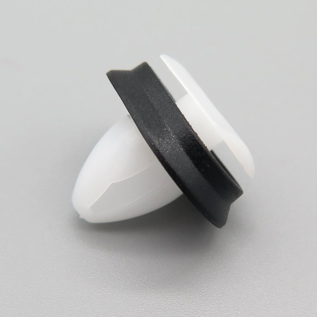 Exterior Moulding Clip, White with Integrated Rubber Seal - image 3