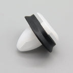 Exterior Moulding Clip, White with Integrated Rubber Seal - image 3