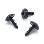 Metal Screw, Slot Headed, Black