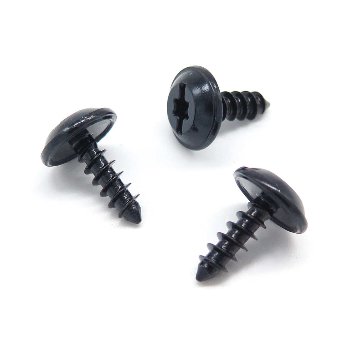 Metal Screw, Slot Headed, Black