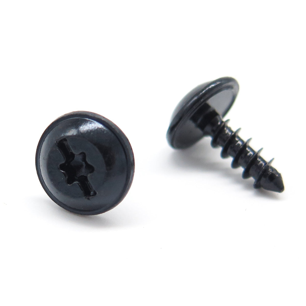 Metal Screw, Slot Headed, Black - image 3