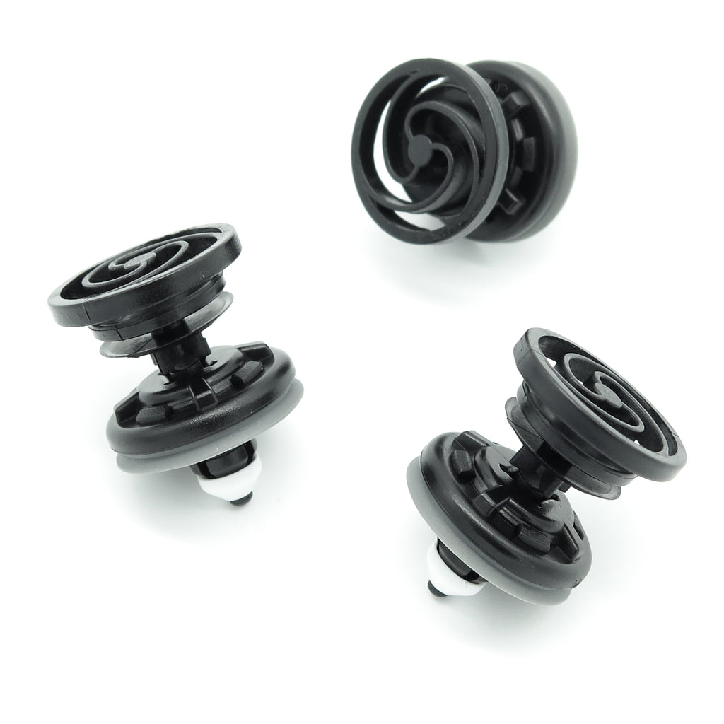 Interior Door Card Push Fit Clip, Sprung Head