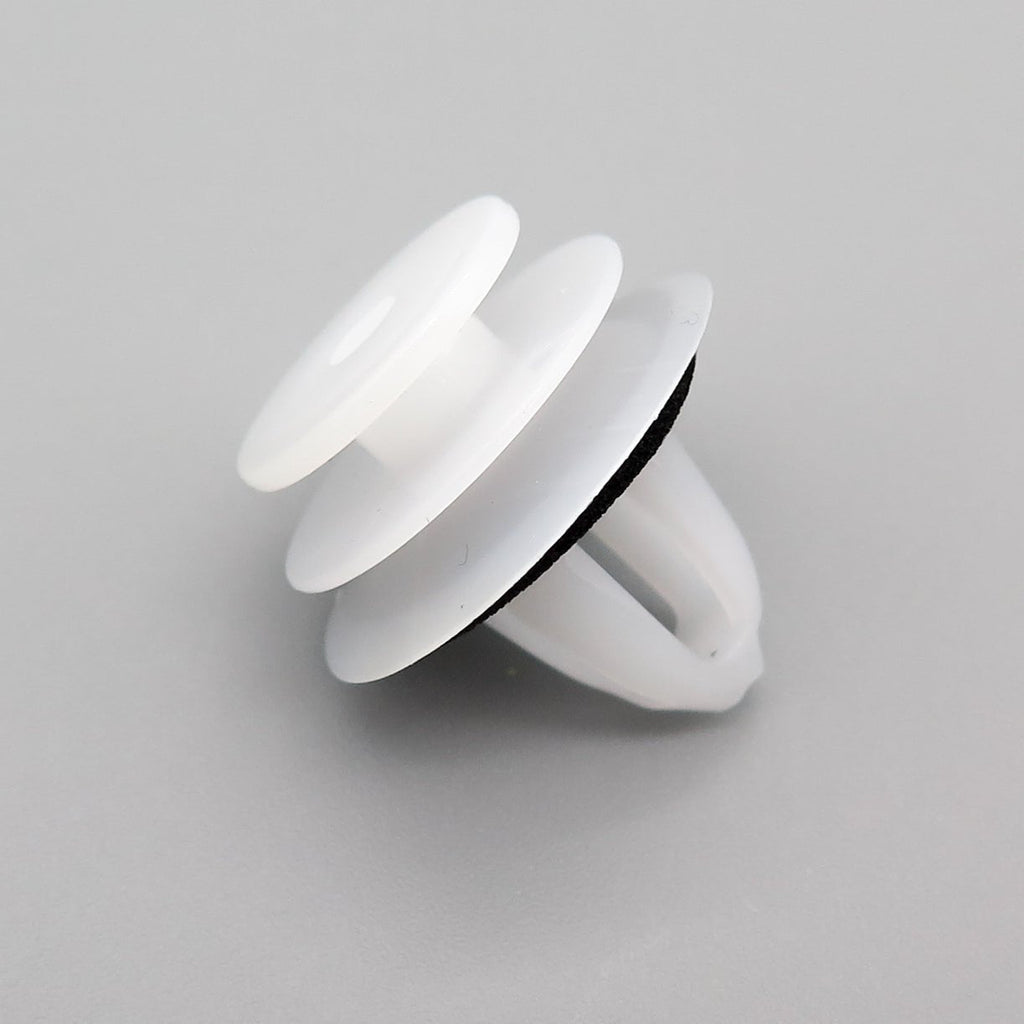 Trim Moulding Clip, White with Washer - image 3