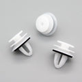 Trim Moulding Clip, White with Washer