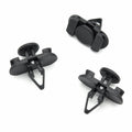 Push Fit Door Seal Clip, Black