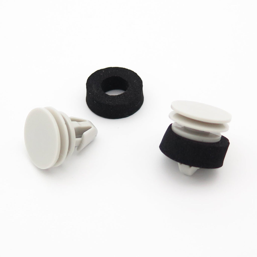 Trim Moulding Clips with Large Washer, Grey - image 3