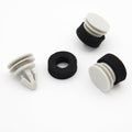 Trim Moulding Clips with Large Washer, Grey