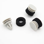 Trim Moulding Clips with Large Washer, Grey