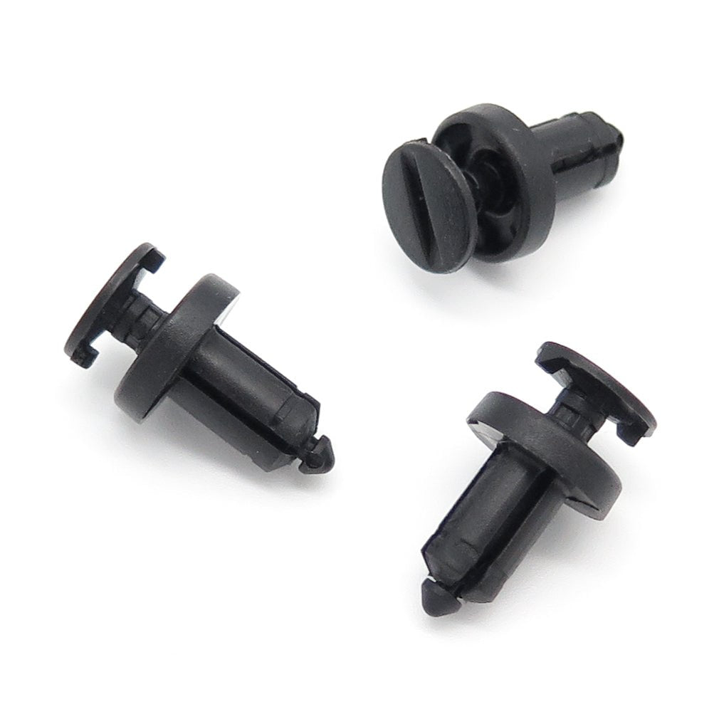 6mm Push Fit Trim Clip Rivet, Easy release
