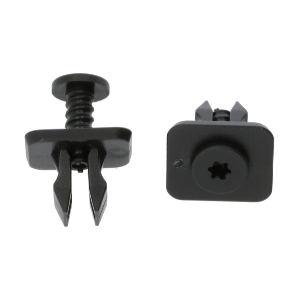Square Collar Screw Fit Clip, Black - image 3